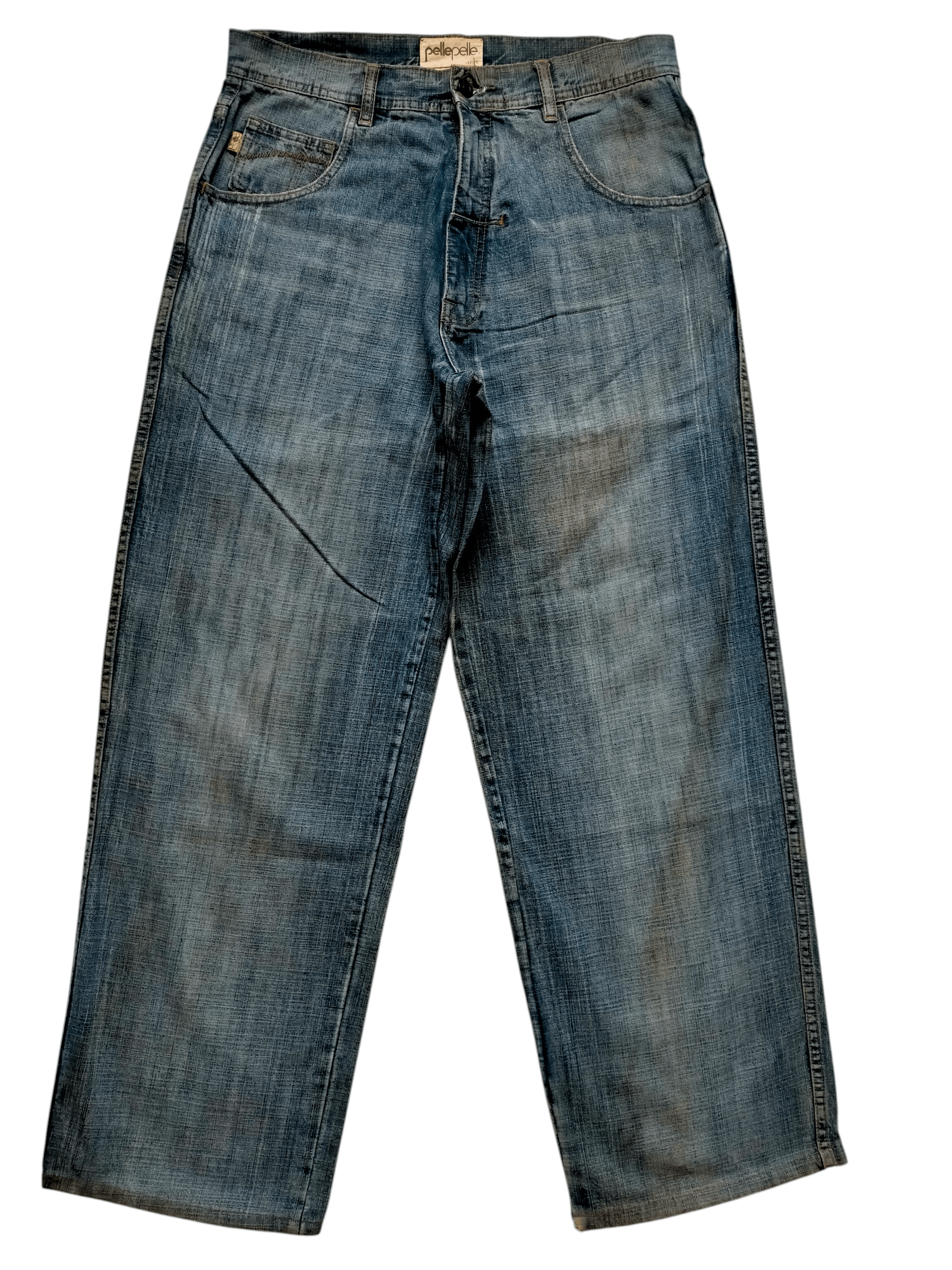 Pelle Pelle Vtg 90s Pelle Pelle Wide Baggy Skateboarding Style Jeans Size US 32 / EU 48 - 1 Thumbnail