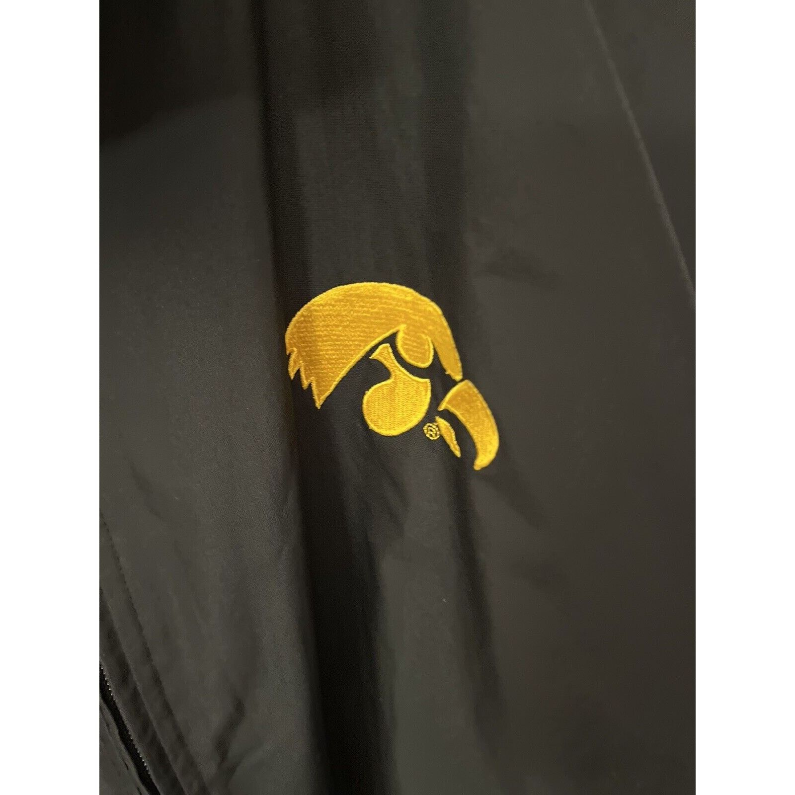 Nike VTG Nike Team Iowa Hawkeyes Jacket - Zip Up - Black Mens 2XL Size US XXL / EU 58 / 5 - 4 Thumbnail