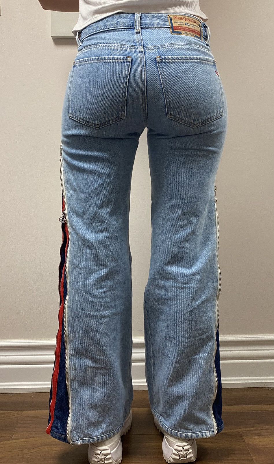 Diesel Diesel 2002 Double Side-Zipper Jeans Size 26" / US 2 / IT 38 - 4 Thumbnail