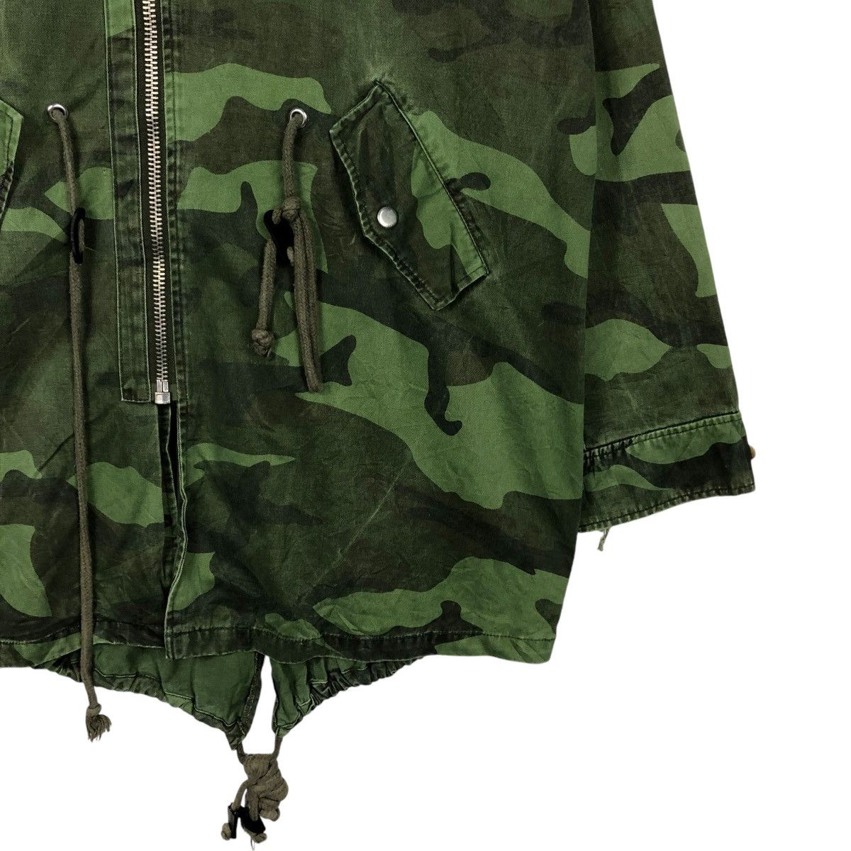 Hysteric Glamour 🔥VINTAGE MIKITARY CAMOUFLAGE PARKA JACKET BIG LOGO DESIGN Size US M / EU 48-50 / 2 - 6 Thumbnail
