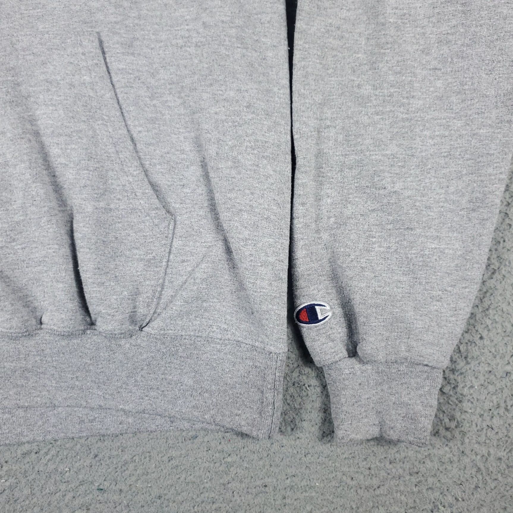 Champion Champion Hoodie Women Small Gray Pullover Regular Fit Zipless Mock Neck All Seasons Hooded Pocket Sweatshirt Size S / US 4 / IT 40 - 5 Thumbnail