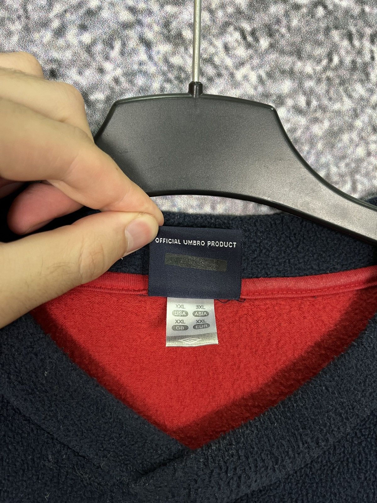 Umbro Umbro Vintage Fleece Sweatshirt Official Product Size XXL Size US XXL / EU 58 / 5 - 5 Thumbnail