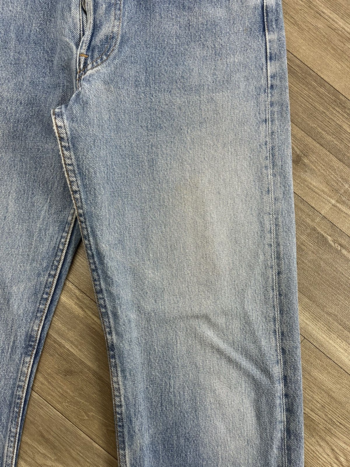 Levi's Vintage Clothing 🇺🇸1990s Vintage Levis 501XX 29x36 Light Blue Straight Jeans Size US 29 - 5 Thumbnail