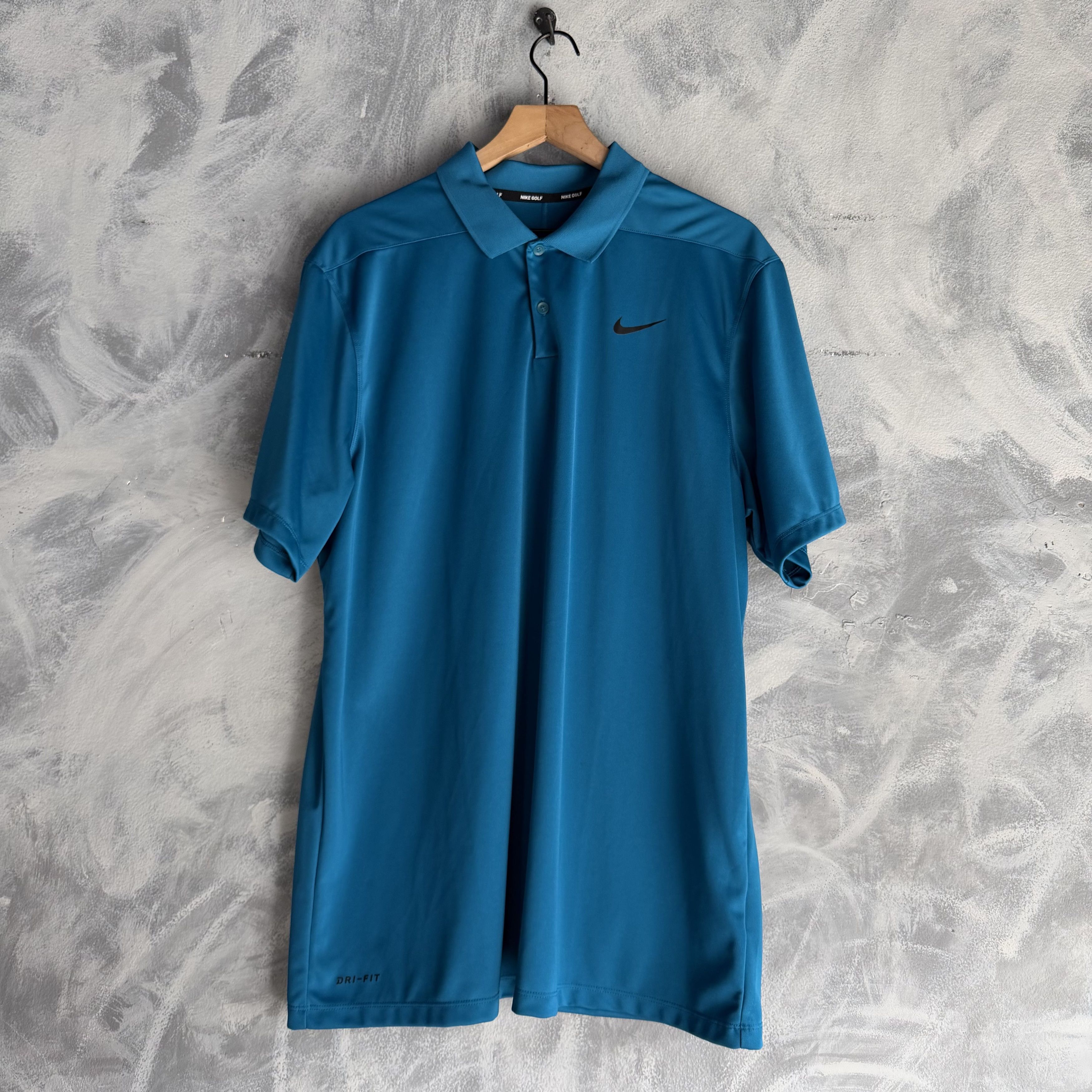 Nike Nike Dri Fit Mens XL Navy Blue Golf Polo Shirt SL Perfomance Size US XL / EU 56 / 4 - 2 Thumbnail