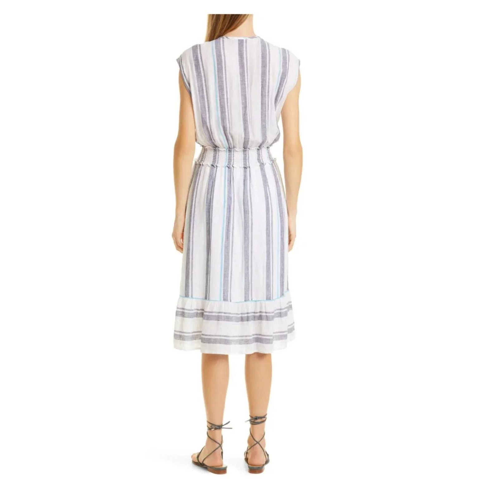 Rails RAILS Ashlyn Stripe Smocked Waist Dress Size XL Size XL / US 12-14 / IT 48-50 - 2 Thumbnail