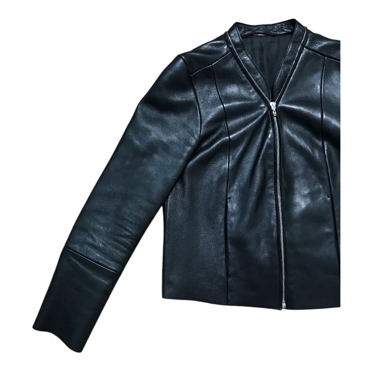 14th Addiction × If Six Was Nine Edition Black Leather Jacket Size US XS / EU 42 / 0 - 2 Thumbnail
