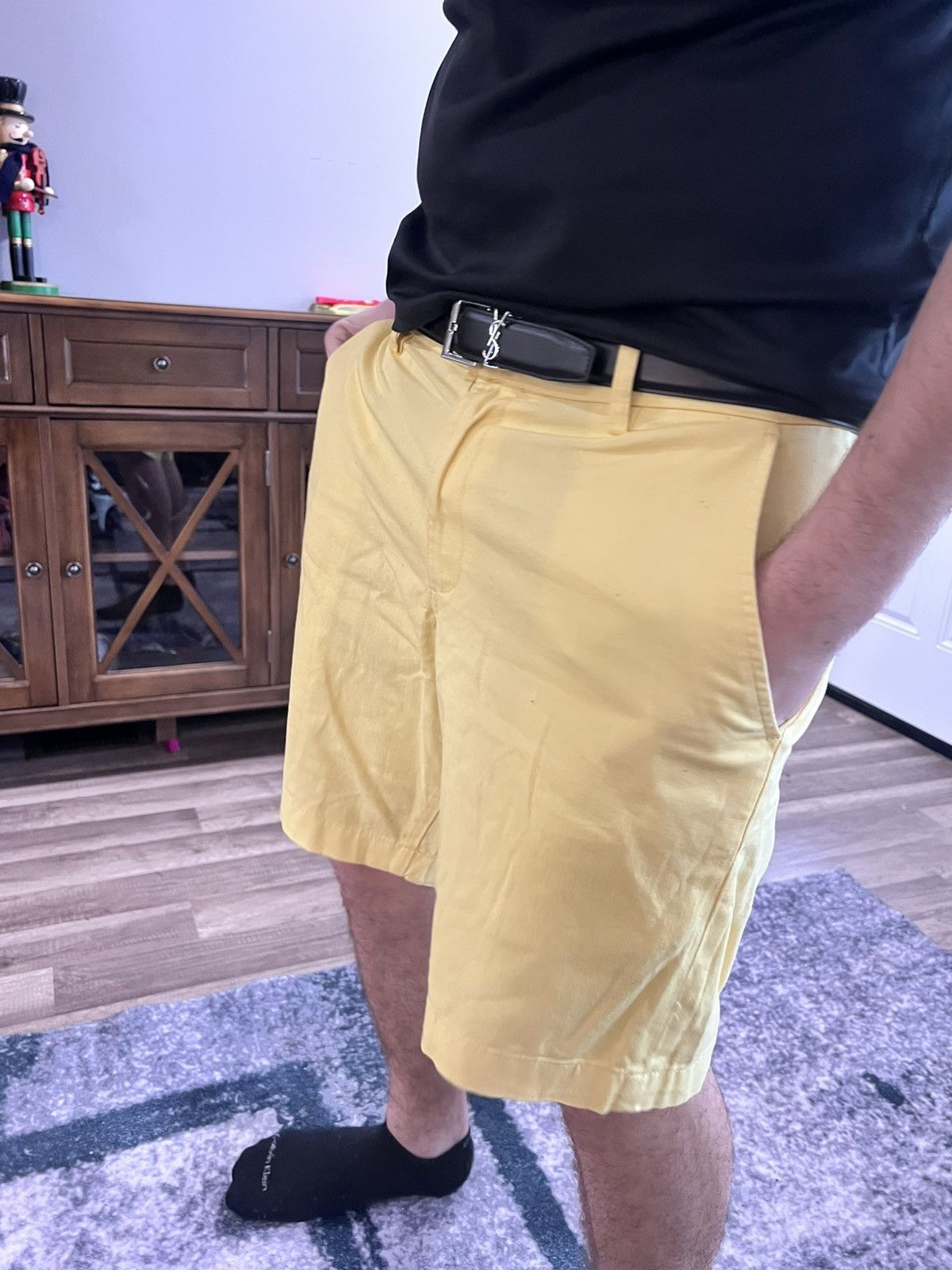 Chaps Yellow Modest Chaps shorts Size US 32 / EU 48 - 3 Thumbnail