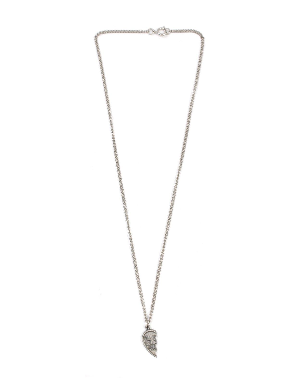 Japanese Brand 2000S JAPANESE MADE I’LL KEEP ON LOVING YOU FOREVER NECKLACE Size ONE SIZE - 7 Thumbnail