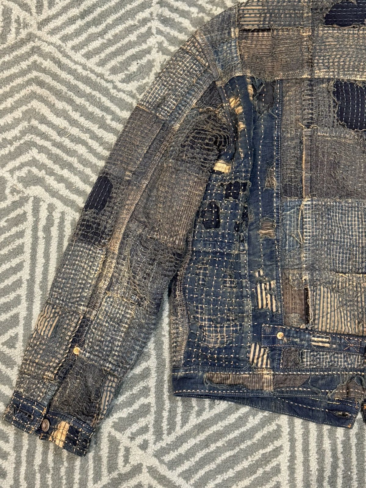 Kapital × Kapital Kountry Kapital Kountry Boro 1st Jacket denim wool lining 1 version Size US XL / EU 56 / 4 - 19 Thumbnail