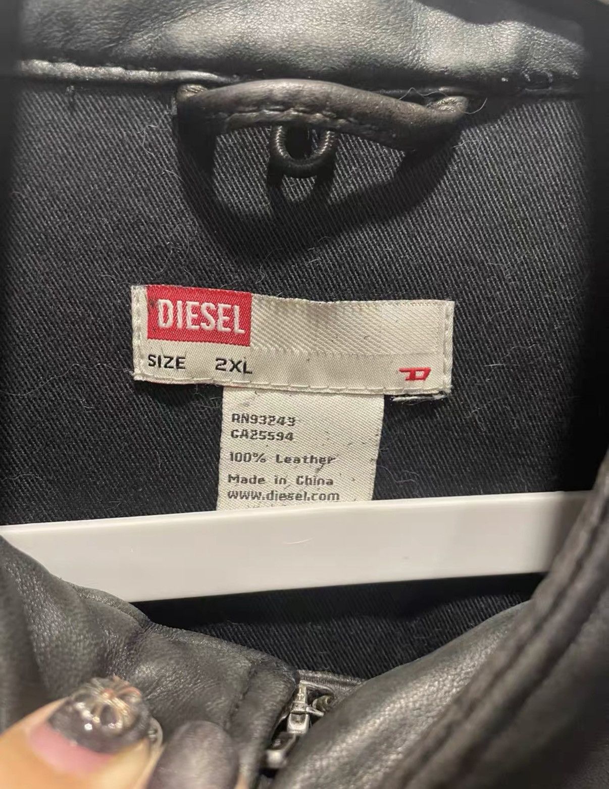 Diesel Diesel Leather Biker Jacket Size US XXL / EU 58 / 5 - 3 Thumbnail