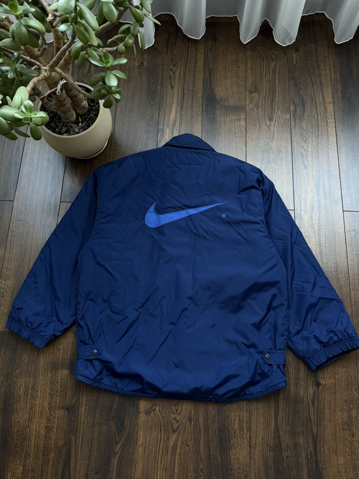 Nike Vintage Nike jacket coach big logo size L Size US L / EU 52-54 / 3 - 8 Thumbnail