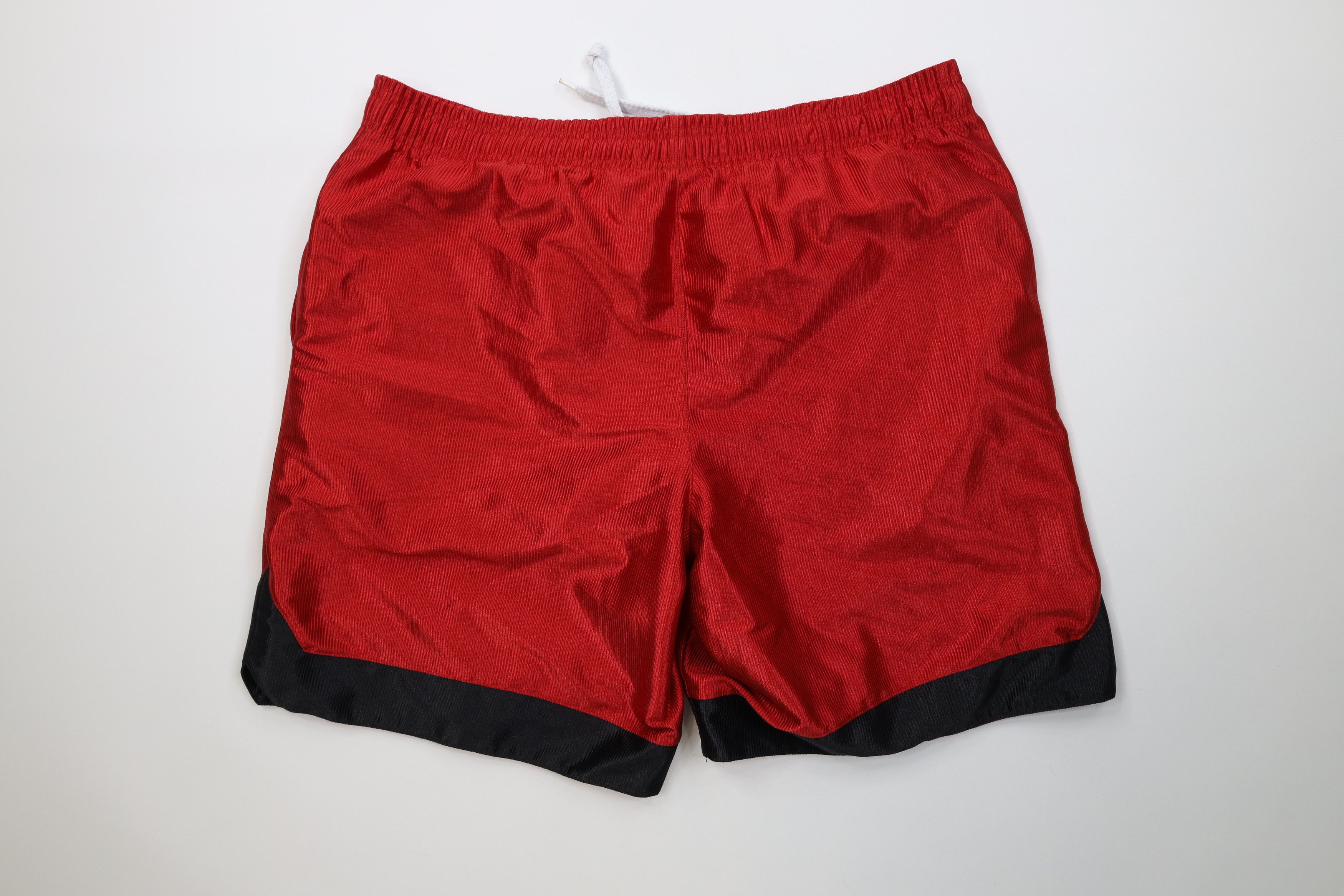 Nike Vintage Nike Scott Mini Swoosh Dazzle Basketball Shorts Red Size US 34 / EU 50 - 8 Thumbnail