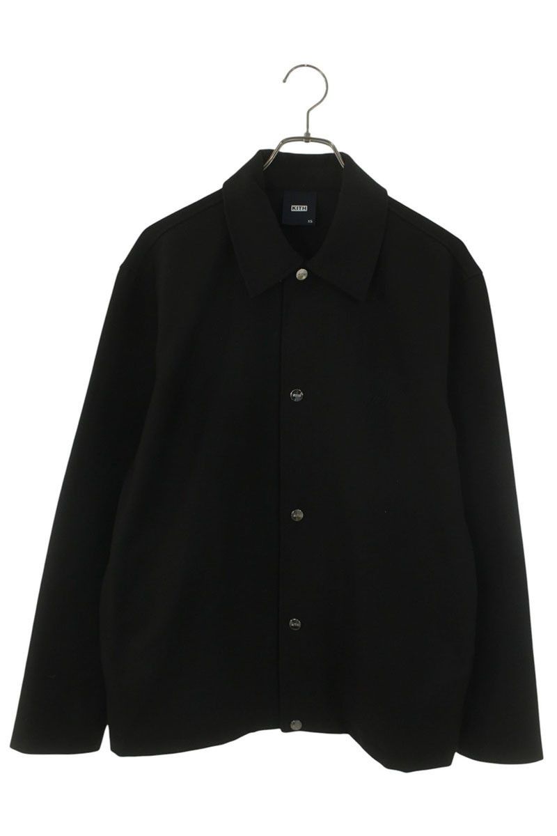Kith Kith Double Knit Coaches Jacket Black | Grailed
