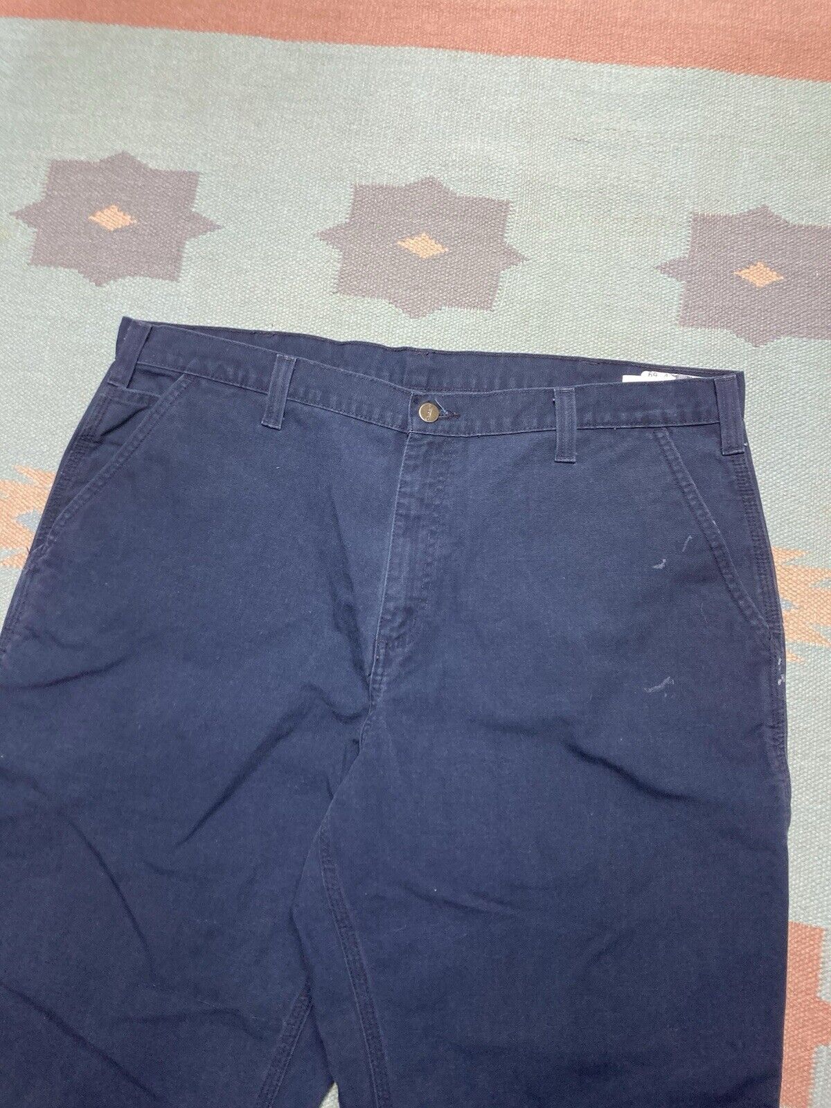 Carhartt × Vintage carhartt carpenter jeans duck canvas pants baggy skate 40x28 Size US 40 / EU 56 - 6 Thumbnail