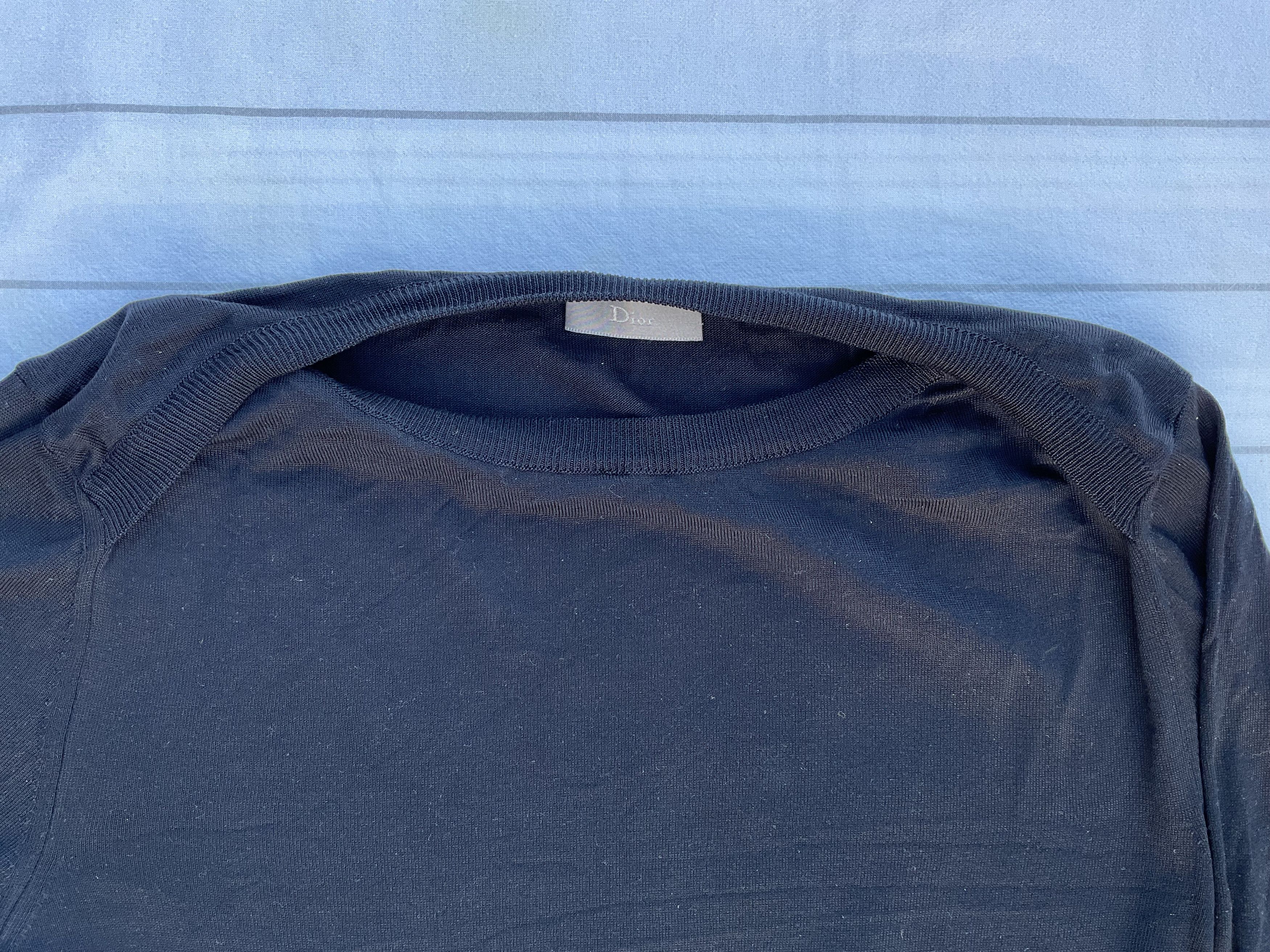 Dior Dior Homme 2005 Silk Sweater Size XS Size US XS / EU 42 / 0 - 8 Thumbnail