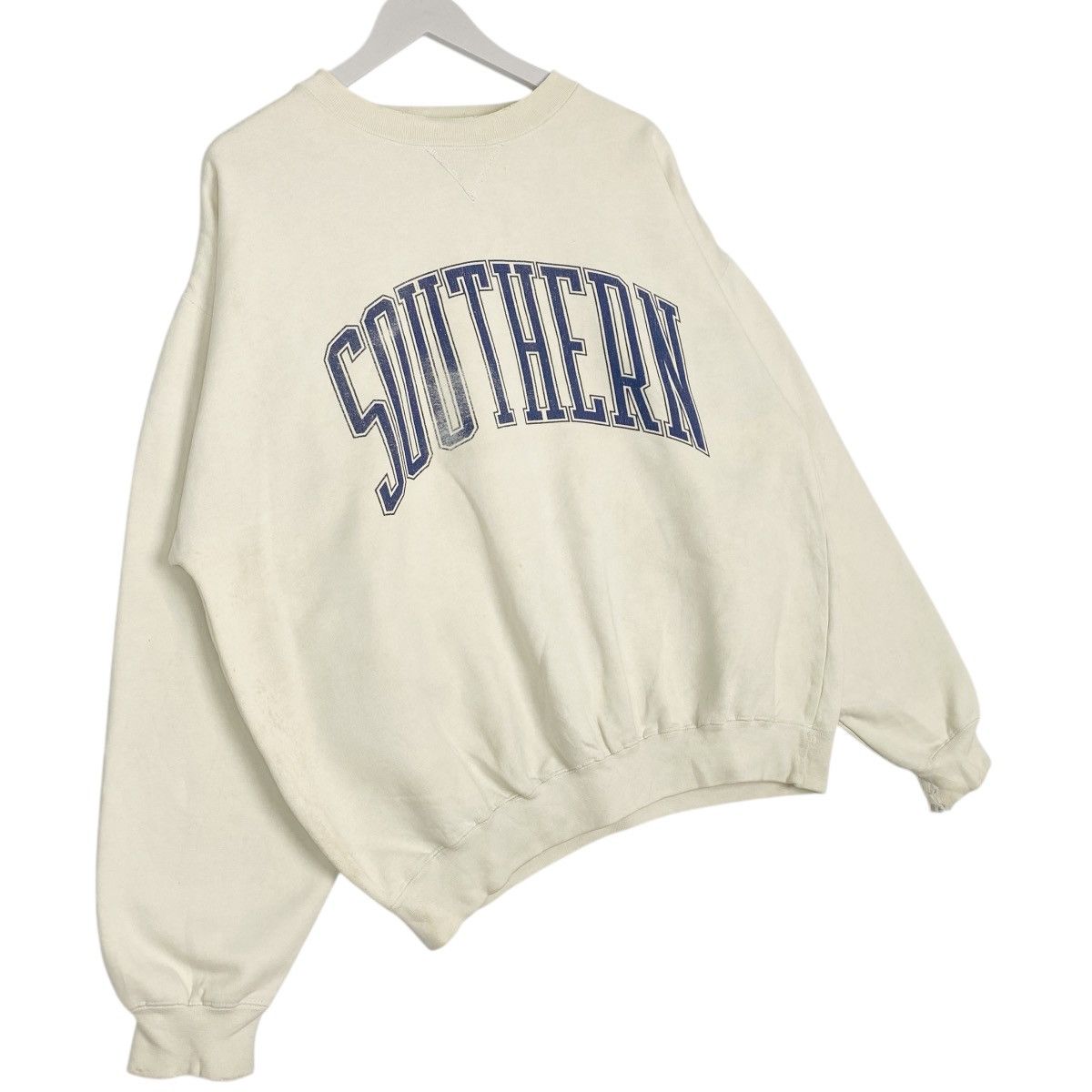 Other Vintage 90s Southern University Sweatshirt Crewneck White Size US L / EU 52-54 / 3 - 2 Thumbnail