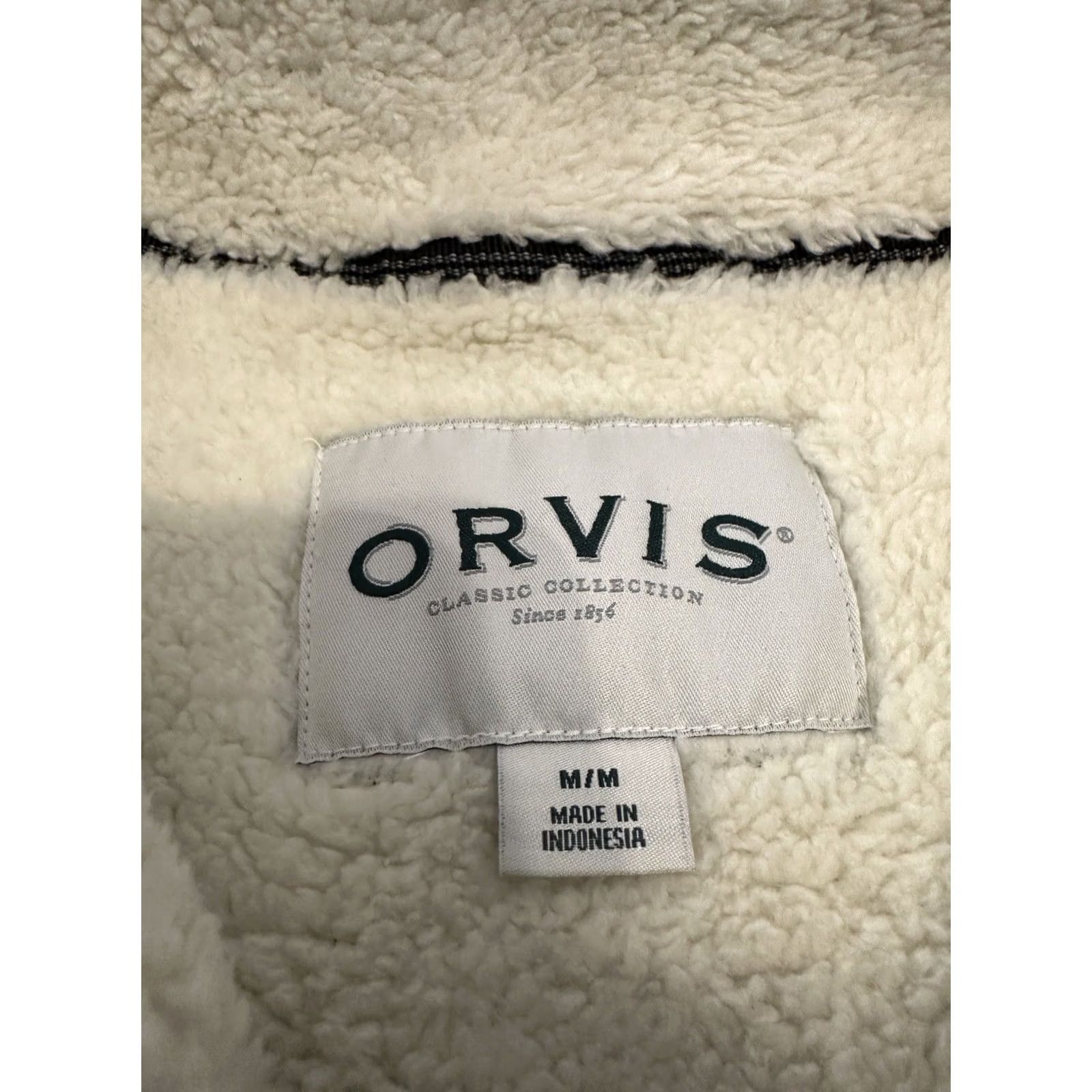 Orvis Orvis Sherpa Lined Pullover Sweatshirt Medium Gray Mens 1/4 Zip Fleece Mock Neck Winter Size US M / EU 48-50 / 2 - 2 Thumbnail