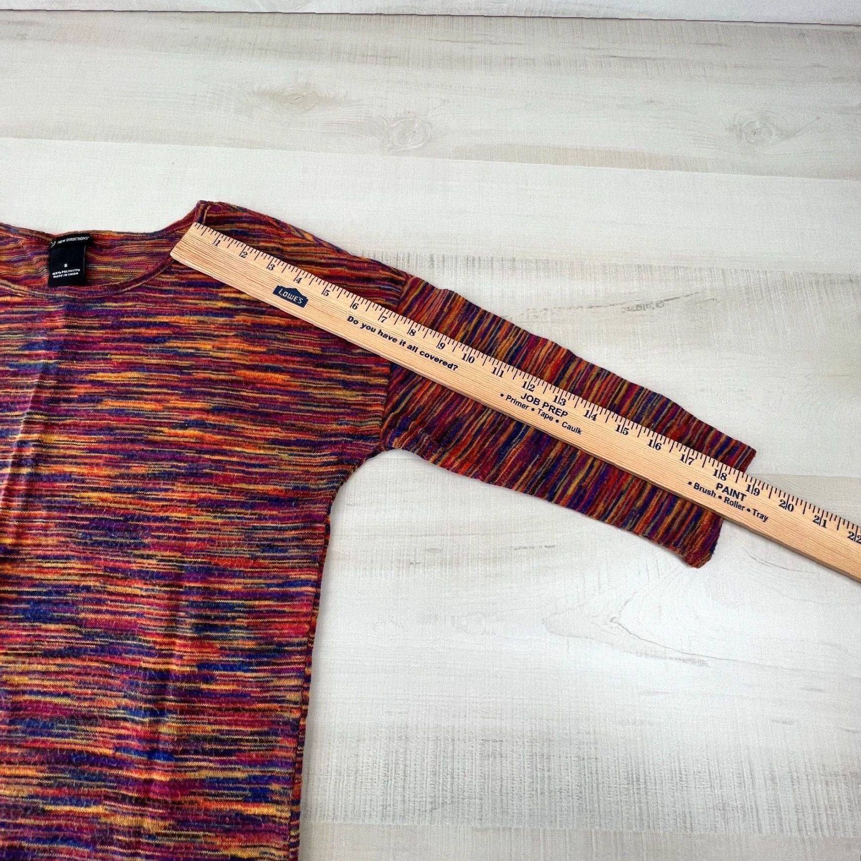 Vintage New Directions Womens Small Sweater Casual Boxy Soft Pullover 3/4 Sleeves Size S / US 4 / IT 40 - 7 Thumbnail