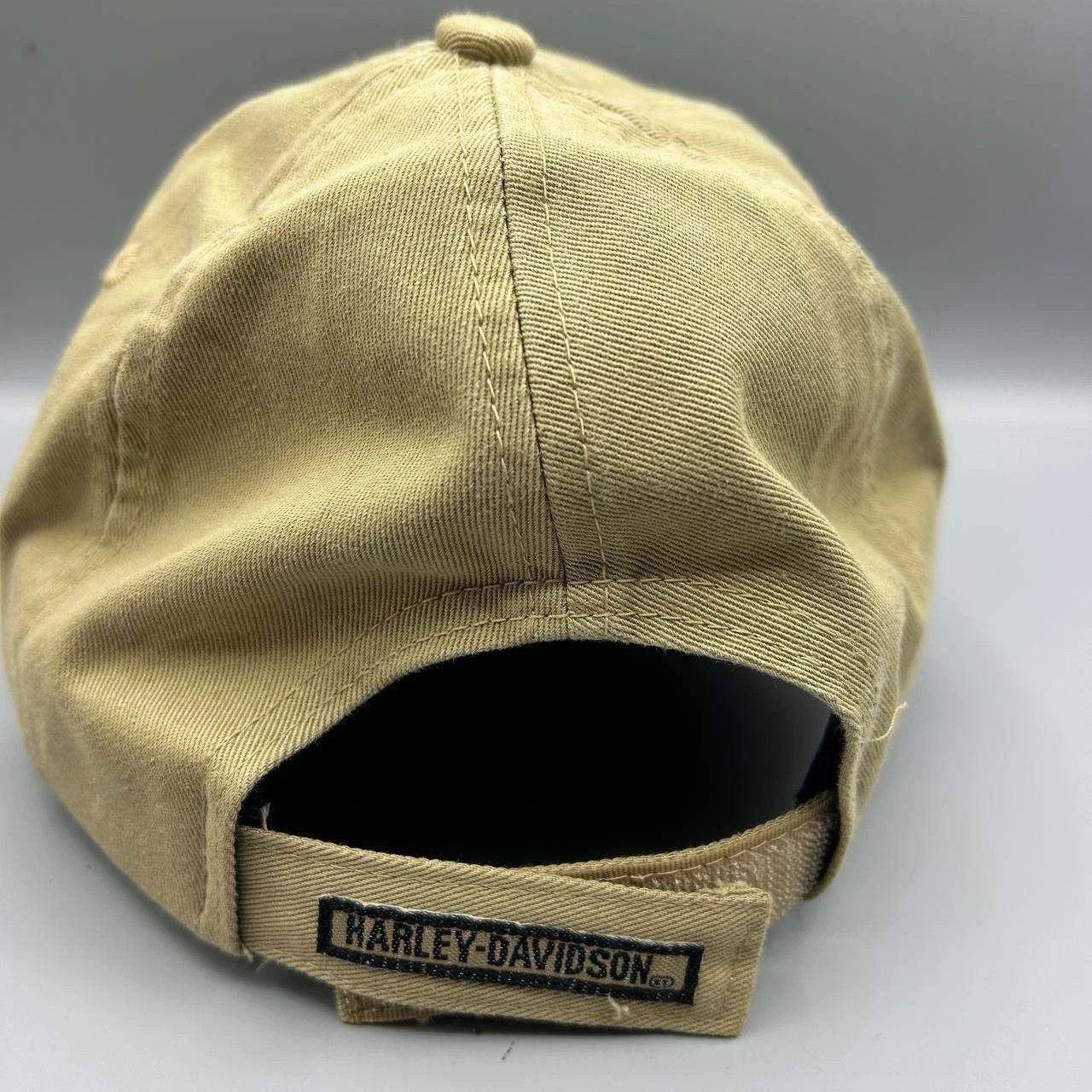 Harley Davidson Harley Davidson Motorcycles Hat Embroidered StrapBack Cotton Size ONE SIZE - 3 Thumbnail