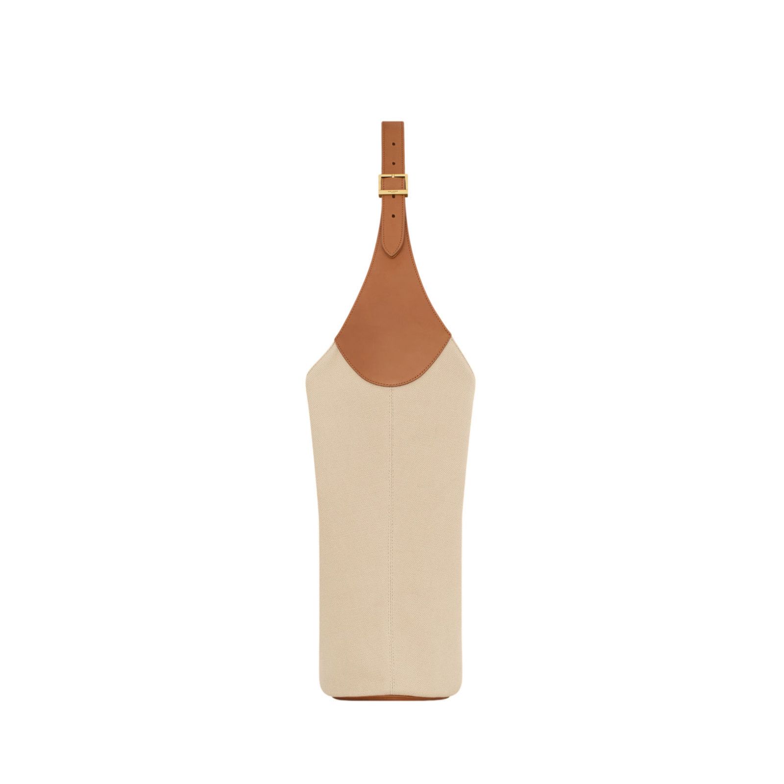 Saint Laurent Paris Saint Laurent Le 5 a 7 $3200 Desert Dust/Brick Canvas Hobo B Size ONE SIZE - 3 Thumbnail