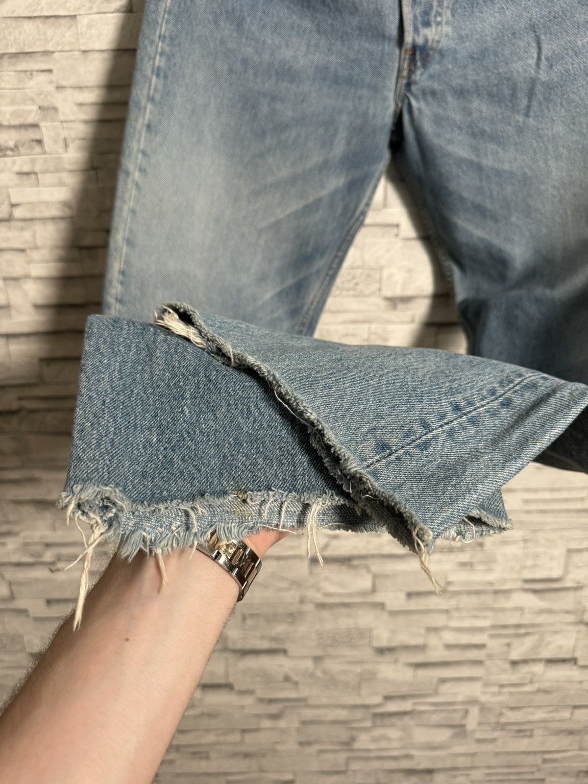 Levi's Vintage Levi’s 501 Cropped Loafer Fit Jeans - W30 Size US 30 / EU 46 - 3 Thumbnail