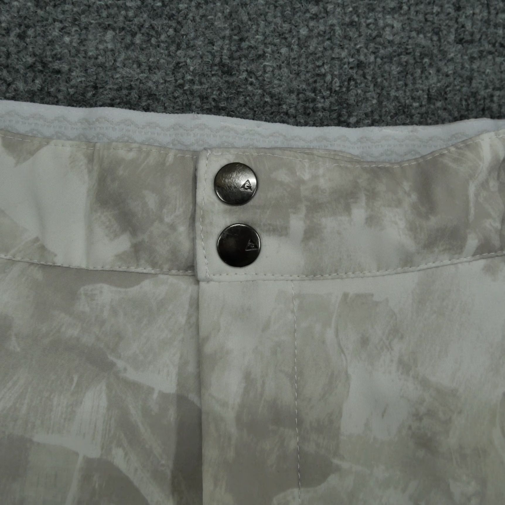 Vintage Gerry Pants Womens XL White Grey Abstract Winter Snow Ski Outdoors Size 40" / US 18 - 3 Thumbnail