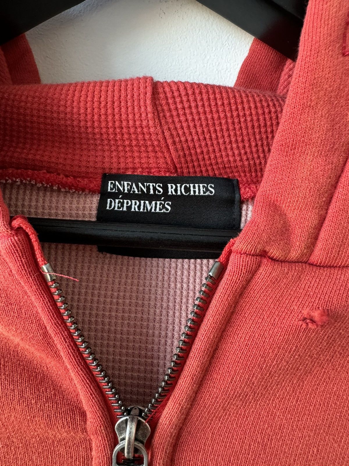 Enfants Riches Deprimes ENFANTS RICHES DEPRIMES ANTI-PROCESS THERMAL LINE HOODIE RED Size US L / EU 52-54 / 3 - 12 Thumbnail