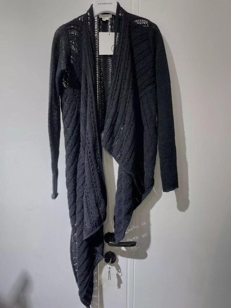 Helmut Lang HELMUT LANG sizeP Special knit sweater coat Size S / US 4 / IT 40 - 2 Thumbnail