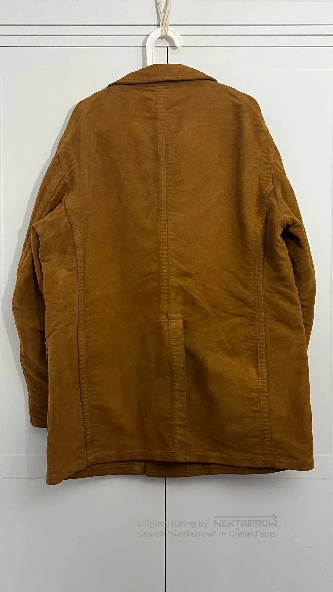 Vintage Vintage 30s Style Brown Suede Jacket. Size US L / EU 52-54 / 3 - 3 Thumbnail