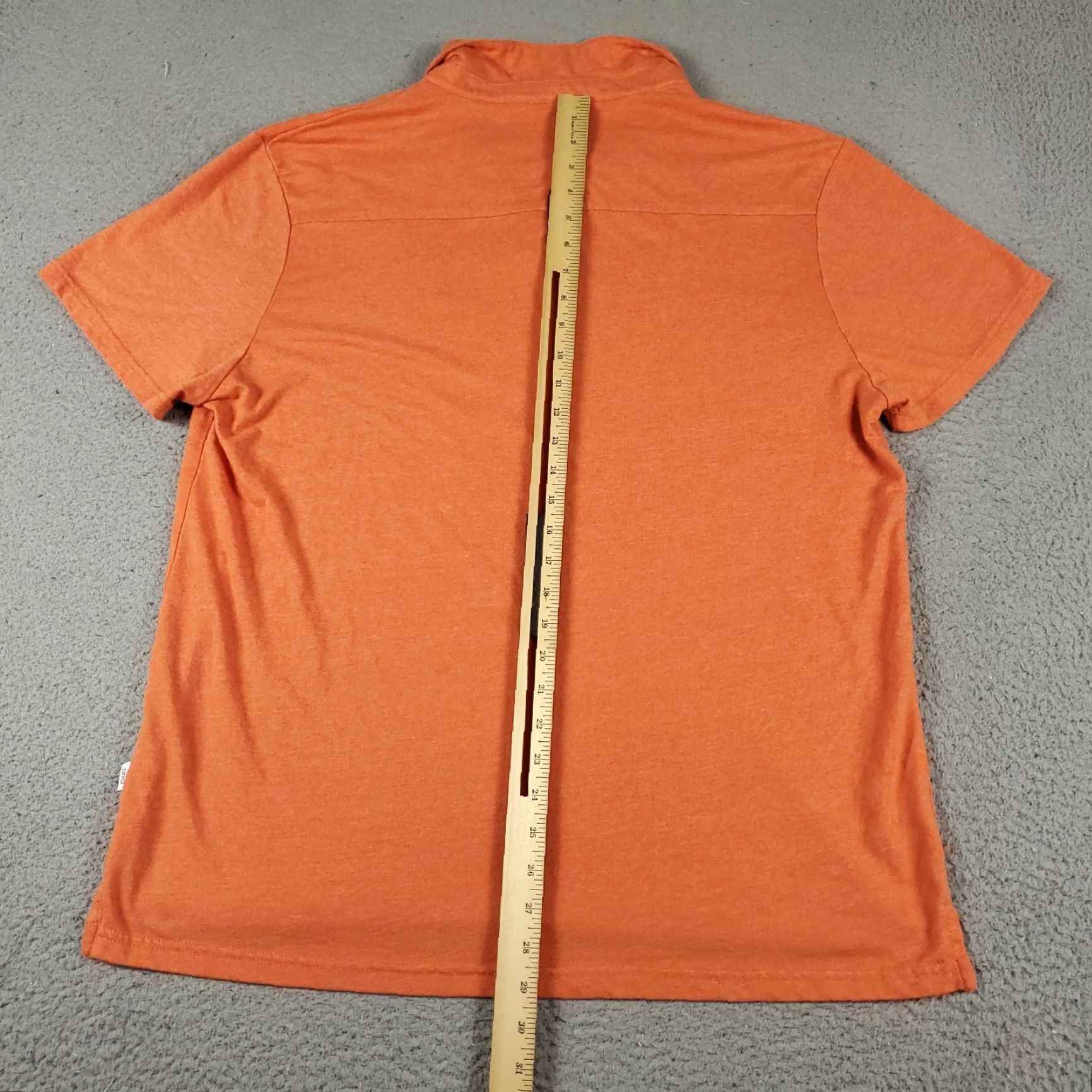 Onia Onia Polo Shirt Mens 2XL Orange Collar Short Sleeve Polo Casual Casual Shirt Size US XXL / EU 58 / 5 - 4 Thumbnail
