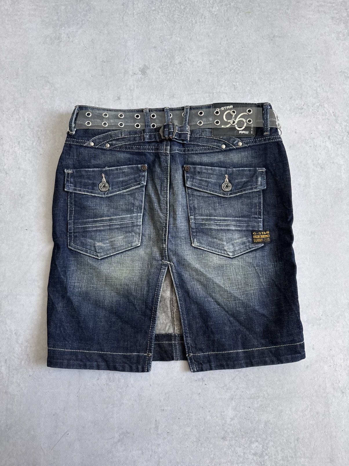 G-Star Vintage G-Star Raw 96 Y2K Denim Regular Women Archive Skirt Size 26" / US 2 / IT 38 - 10 Thumbnail