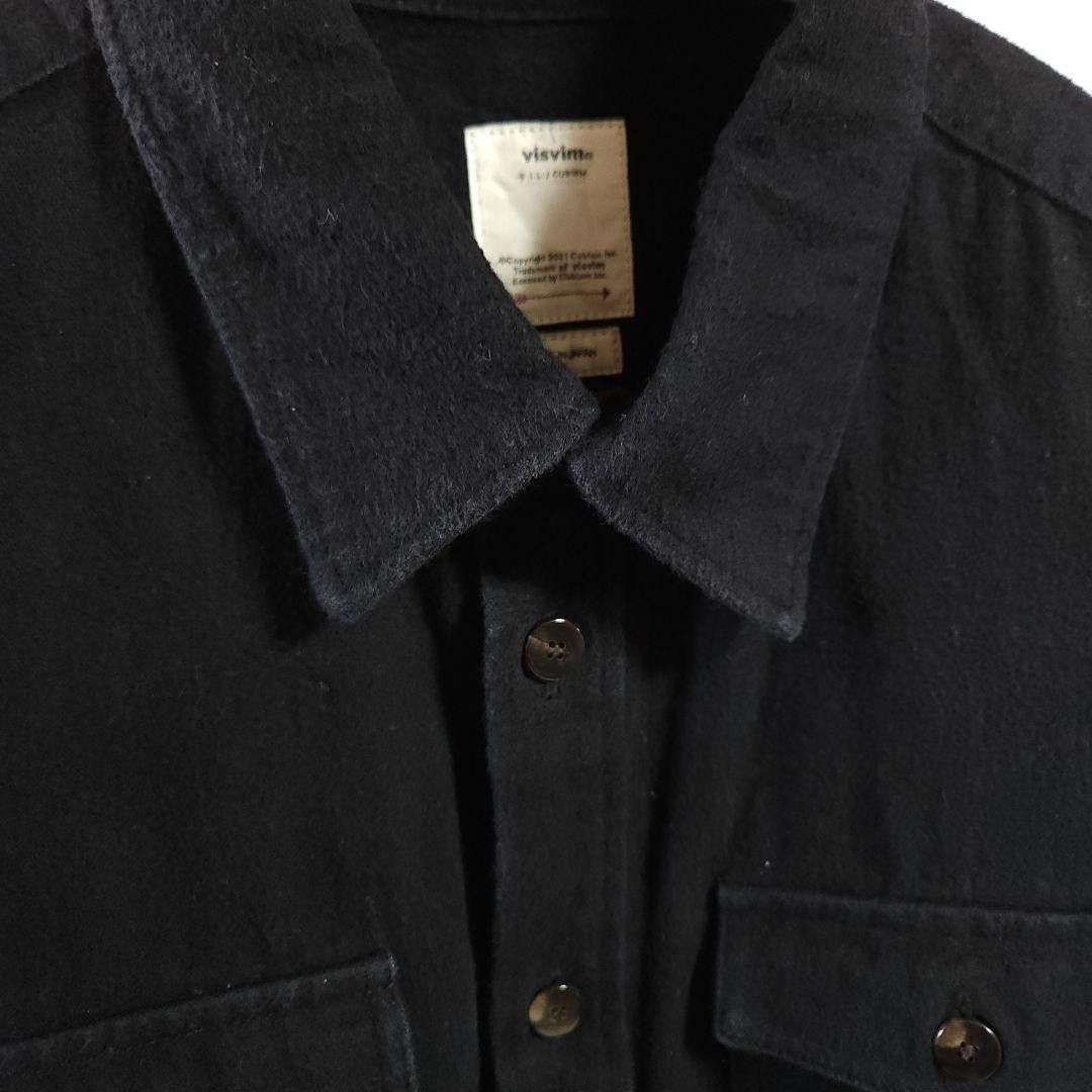 Visvim 18aw VISVIM BLACK ELK SHIRT NEL 0118205011013 Size US M / EU 48-50 / 2 - 3 Thumbnail
