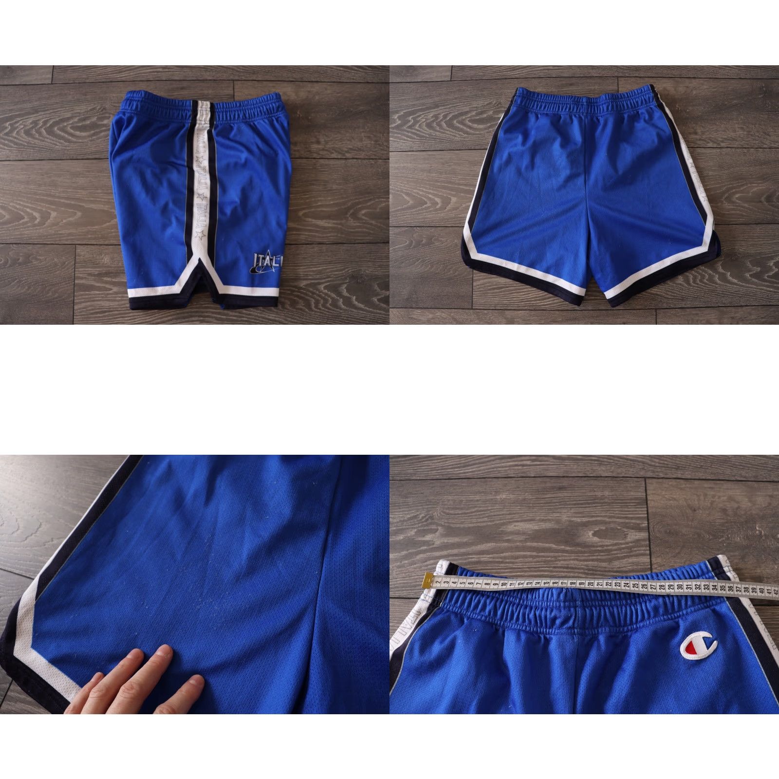 Champion CHAMPION ITALIA ITALY NATIONAL TEAM BASKETBALL SHORTS BLUE VINTAGE 90-Y2K SHORTS S Men XS? Size US 29 - 8 Thumbnail