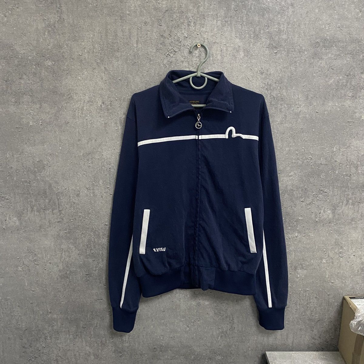 Evisu Vintage Evisu Full Zip Hoodie Big Logo Size US L / EU 52-54 / 3 - 1 Thumbnail