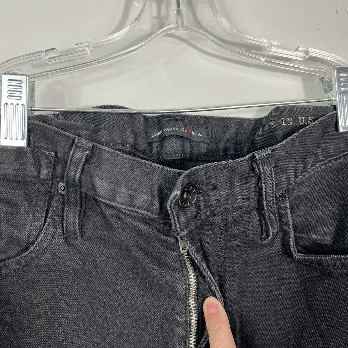 John Varvatos John Varvatos Mens Black Bowery Slim Straight Jeans 33 34x31 Size US 33 - 2 Thumbnail