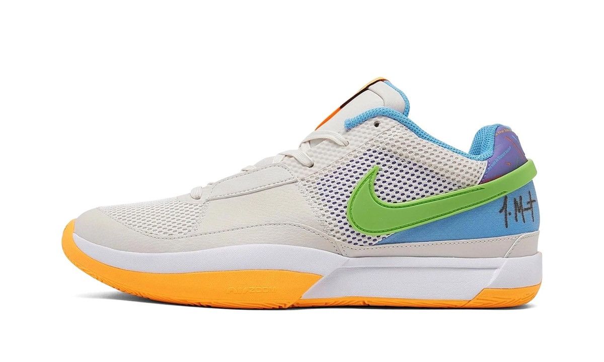 image of Nike Ja 1 Low Family Trivia Shoes in White, Men's (Size 11)