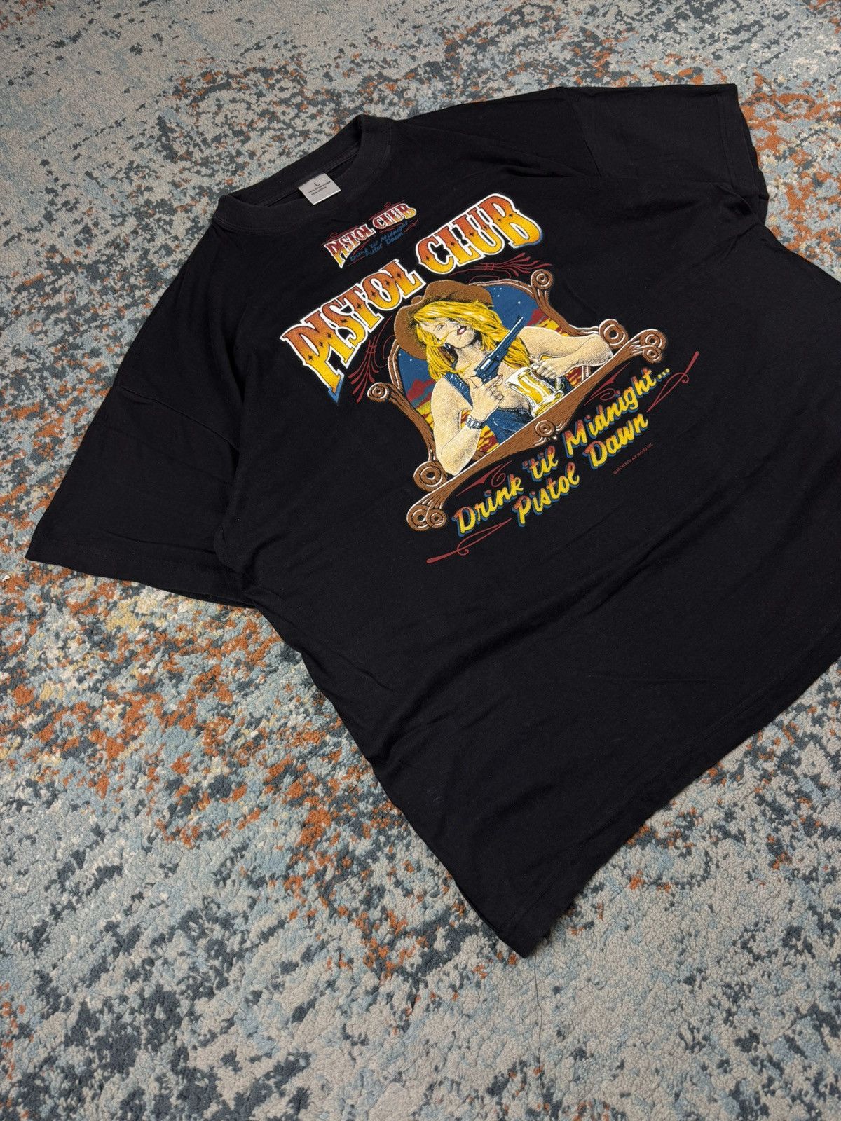 Vintage Vintage 90s pistol club drink till midnight pistol dawn tee Size US L / EU 52-54 / 3 - 2 Thumbnail