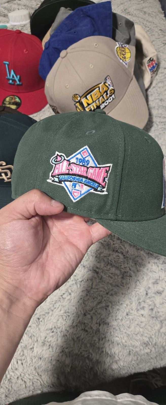 New Era Angels Fitted 7 1/8 Size ONE SIZE - 2 Thumbnail