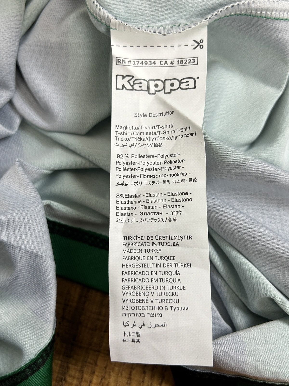 Kappa Denizlispor 2020/21 Home Kit Soccer Jersey Size S