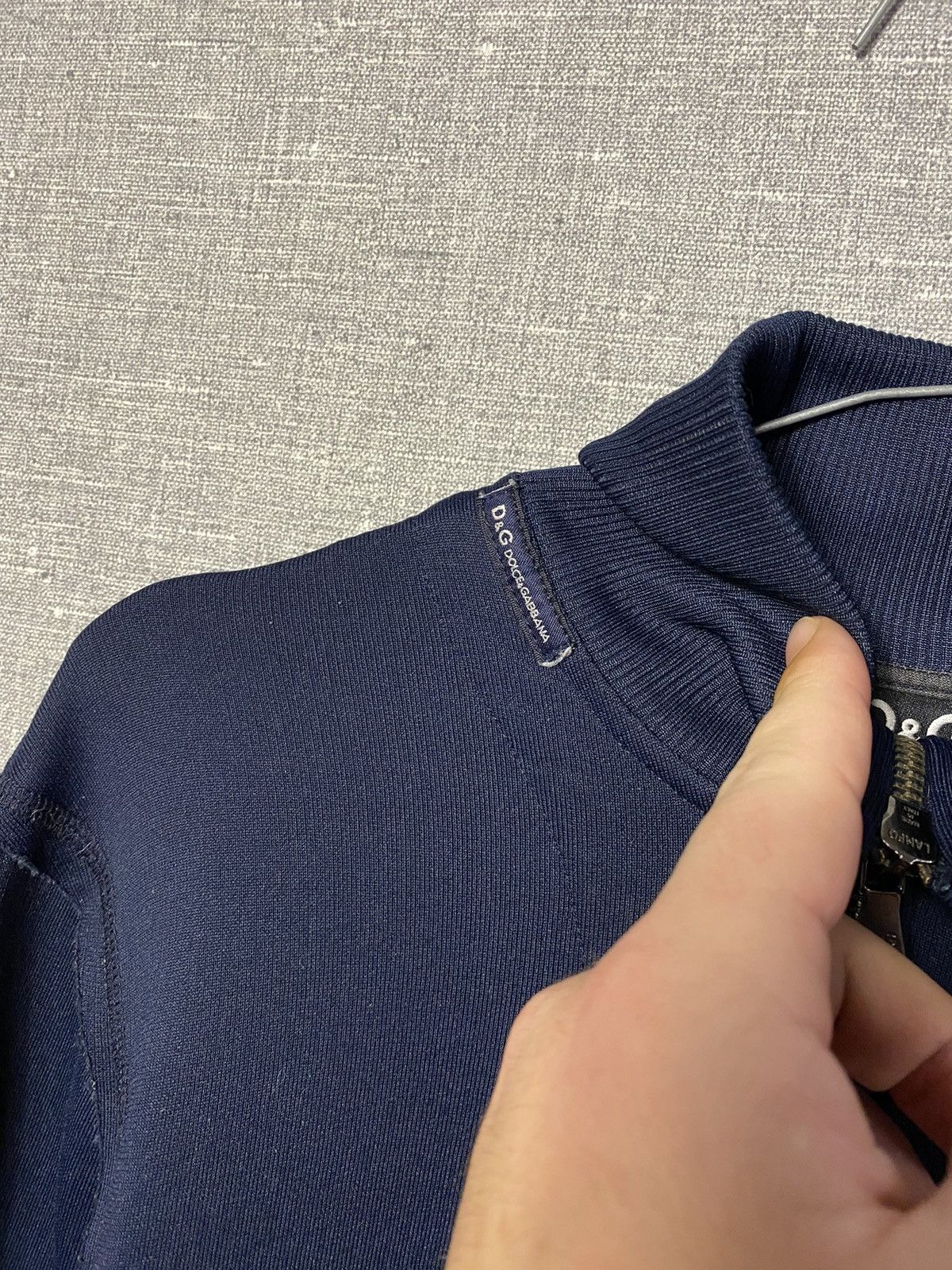 Dolce & Gabbana × Vintage Vintage Dolce & Gabbana Zip Pullover D&G Size S / US 4 / IT 40 - 5 Thumbnail