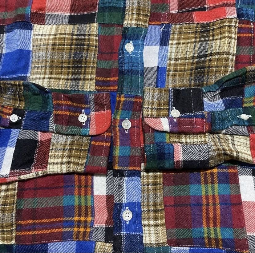 Beams Plus × Flannel × Japanese Brand International Gallery By BEAMS Patchwork Flannel Shirt Size US S / EU 44-46 / 1 - 4 Thumbnail