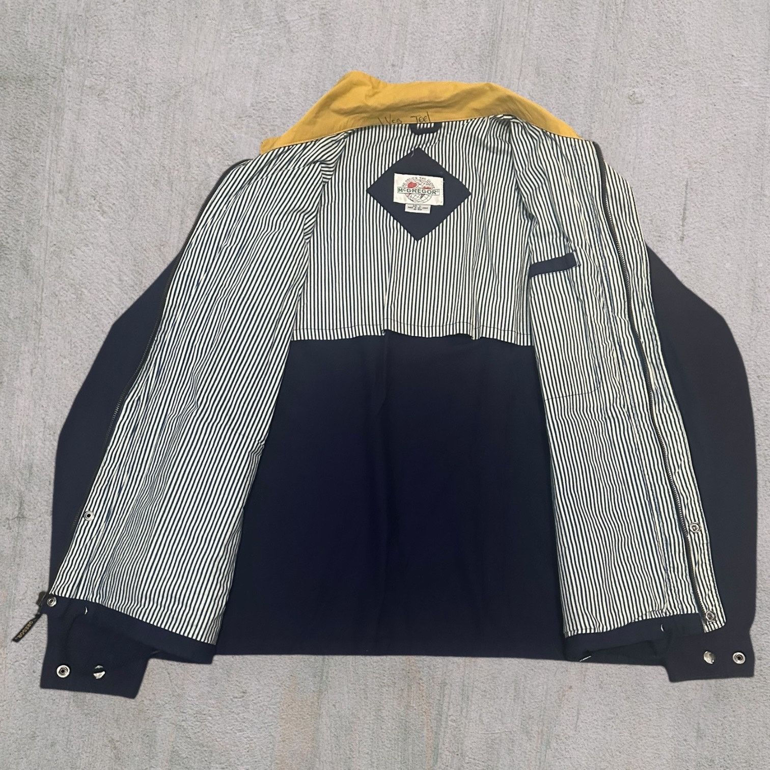 Other Macgreggor jacket blue with yellow collar Size US L / EU 52-54 / 3 - 2 Thumbnail