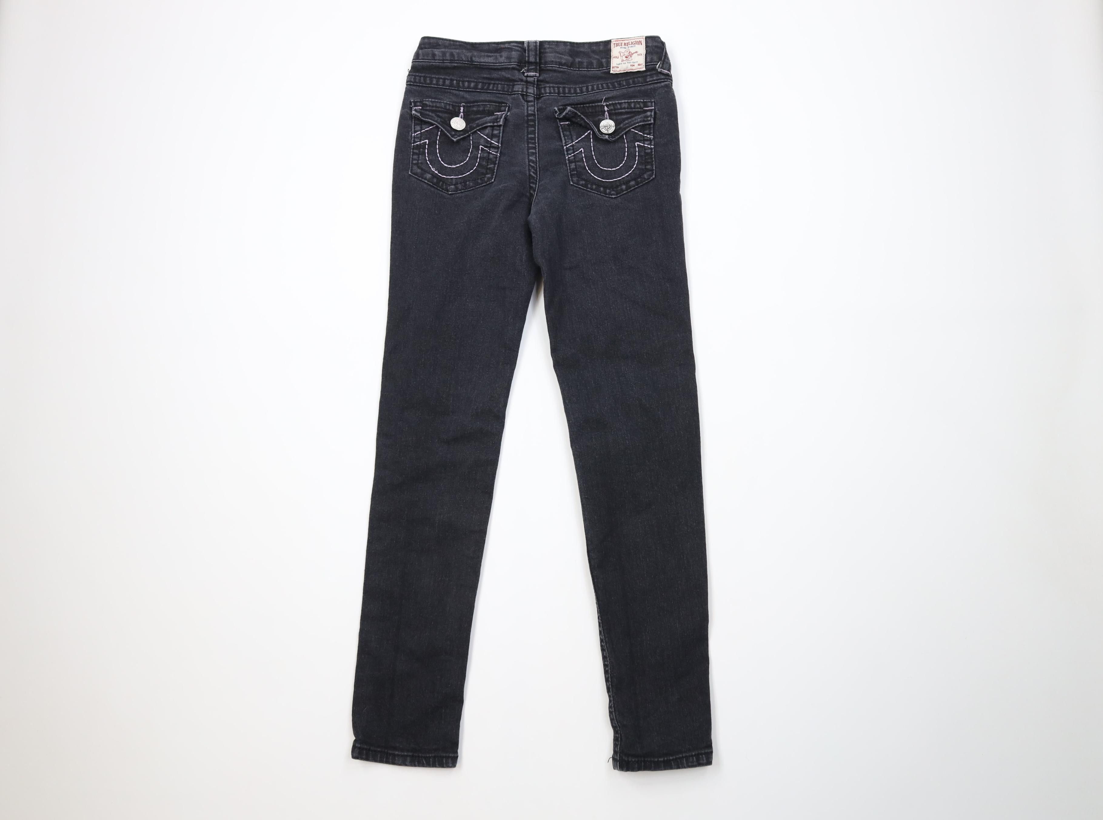 True Religion Vintage Y2K True Religion Halle Mid Rise Super Skinny Jeans Size 36" / US 14 / IT 50 - 8 Thumbnail