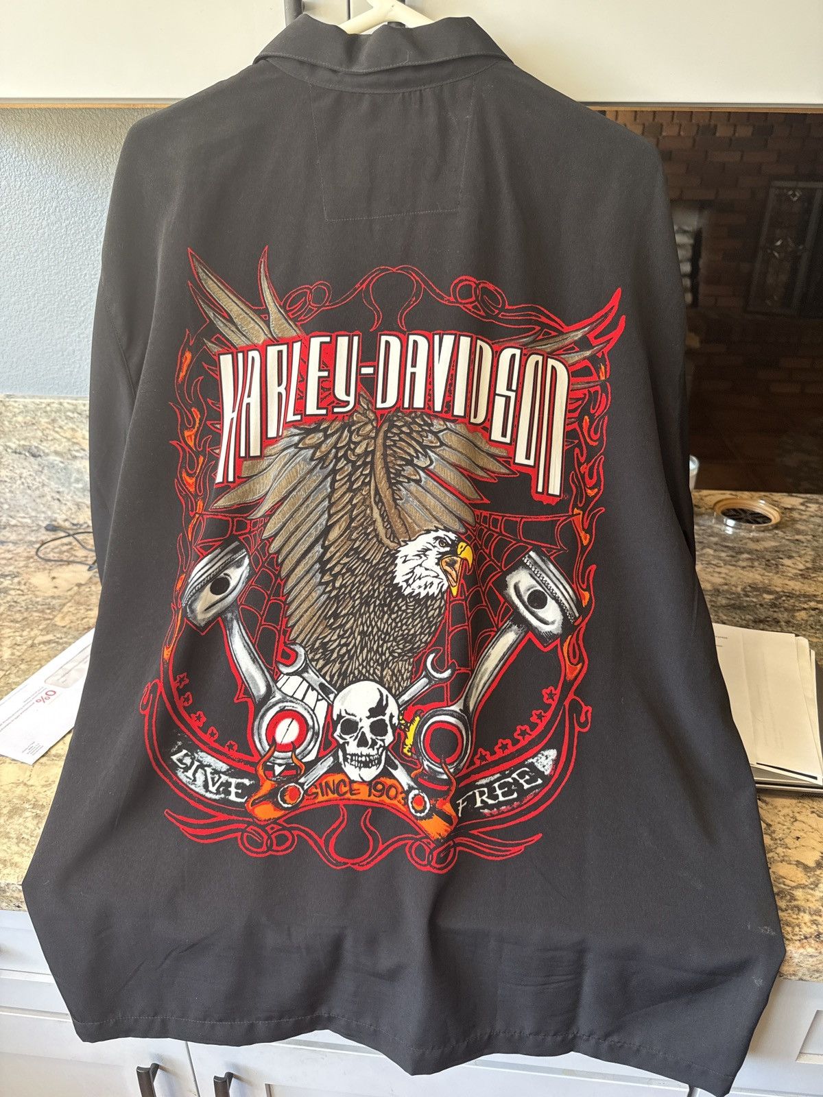 Harley Davidson Harley-Davidson Button up Size US XXL / EU 58 / 5 - 1 Thumbnail