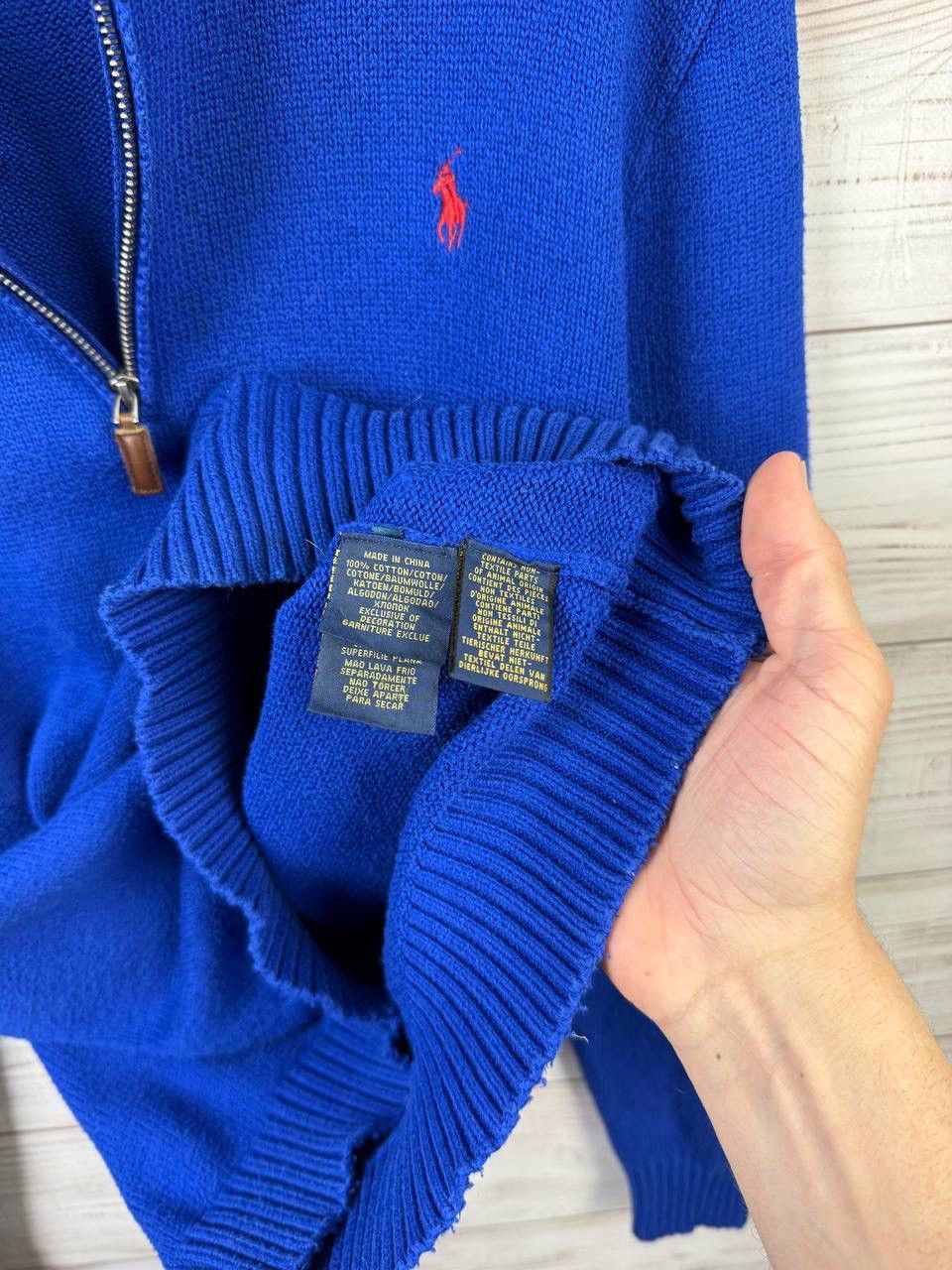 Polo Ralph Lauren Vintage Polo Ralph Lauren 1/3 Zip Sweater Size US L / EU 52-54 / 3 - 5 Thumbnail
