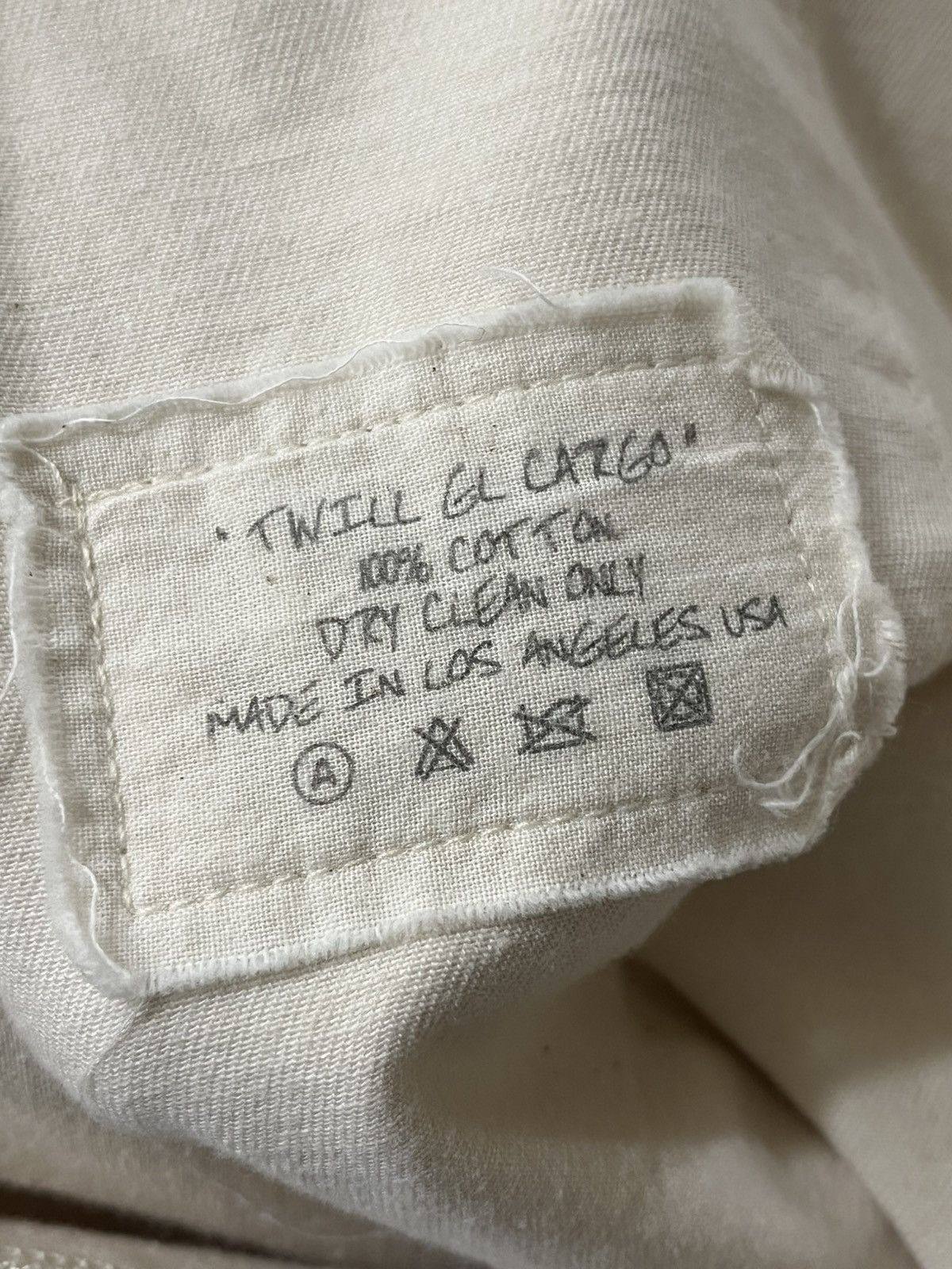 Greg Lauren Greg Lauren cropped Twill Cargo Pant Sz 2 Size US 32 / EU 48 - 9 Thumbnail