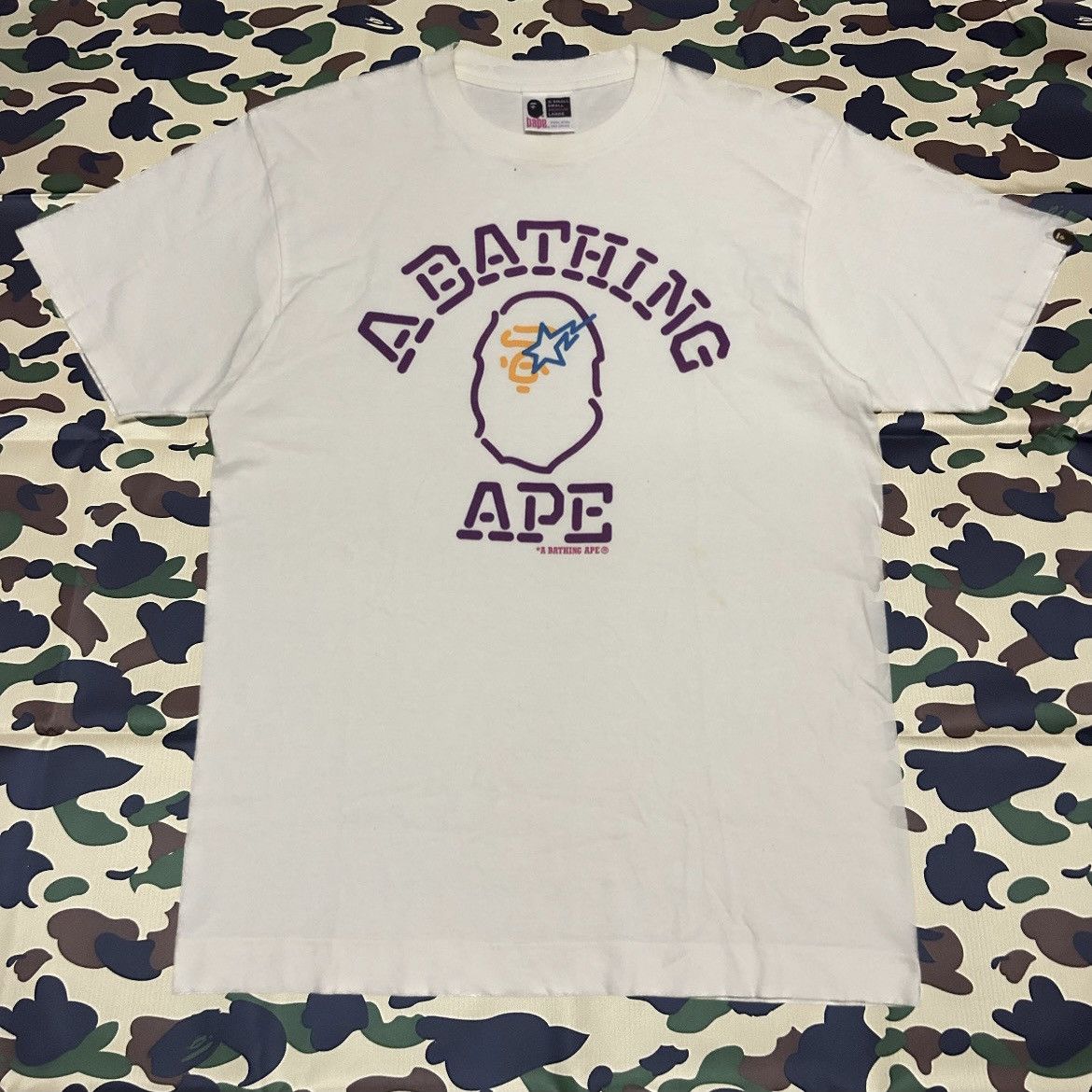 Bape BapeSta A Bathing Ape Head Sta Tee Size US M / EU 48-50 / 2 - 1 Thumbnail