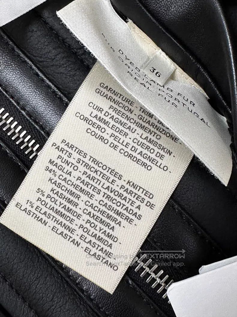Hermes Hermes Black Leather and Fur Two-way Wear Vest Size XS / US 0-2 / IT 36-38 - 4 Thumbnail