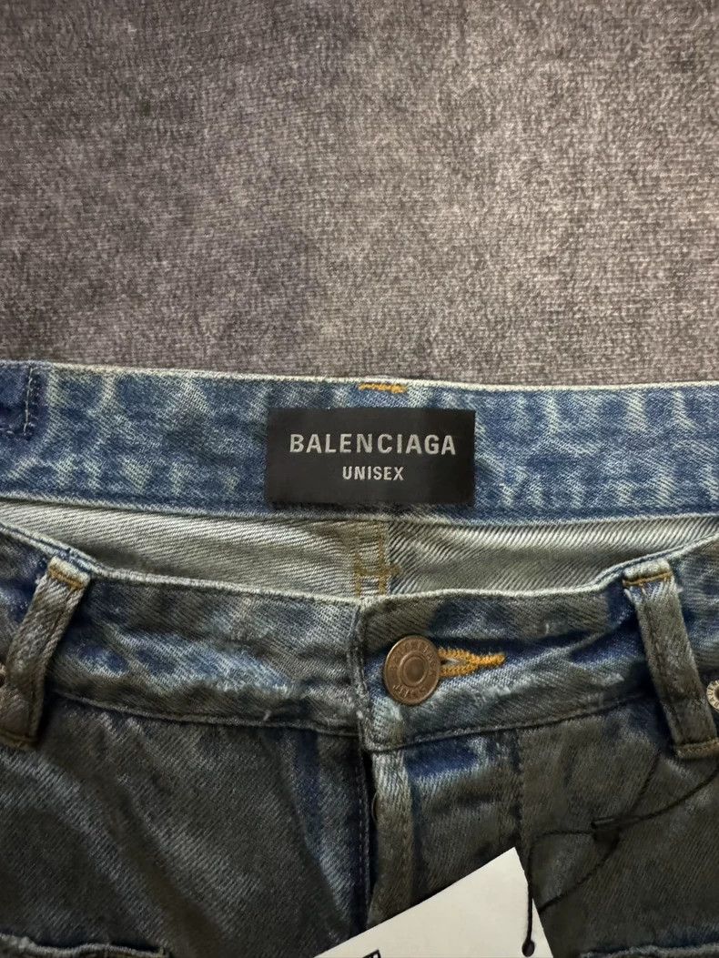 Balenciaga Balenciaga size XS 23fw reverse pocket mud dyed jeans Size US 27 - 3 Thumbnail