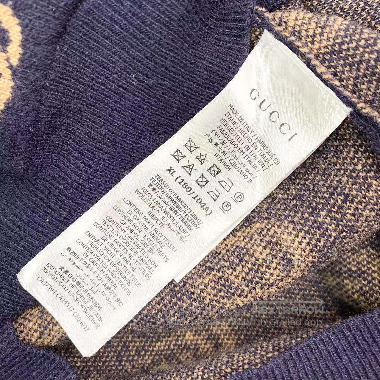 Gucci Guicci The old flower is full of printed cardigans| Size XL / US 12-14 / IT 48-50 - 4 Thumbnail